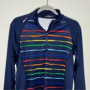 RLX Navy Multicolor Striped Jacket